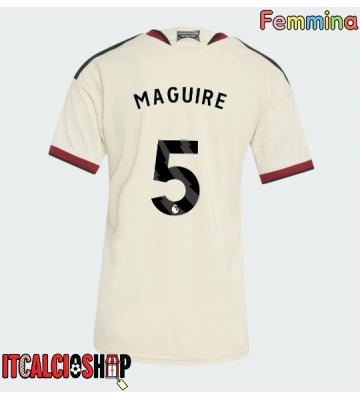 Manchester United Harry Maguire #5 Terza Maglia Femmina 2026-27 Manica Corta